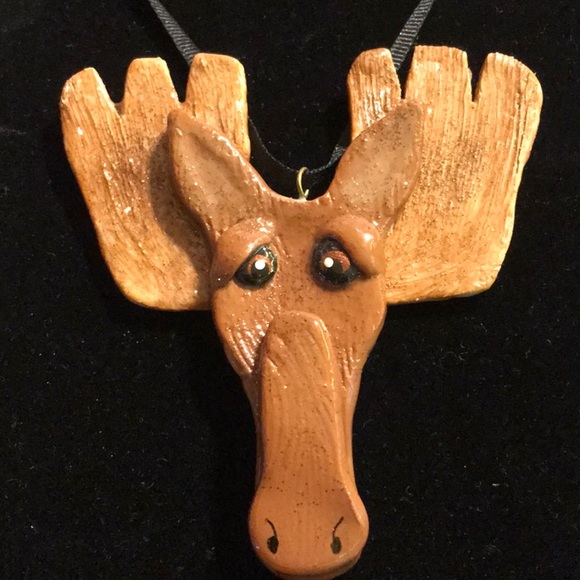 Bull Moose Christmas Ornament - Picture 1 of 2